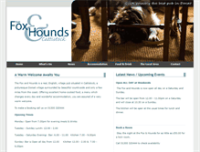 Tablet Screenshot of foxandhoundsinn.com